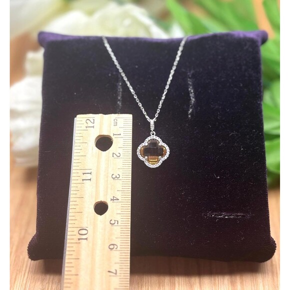 925 Sterling Silver Turkish Zultanite Necklace Jewelry for Women, NEW - Picture 2 of 6